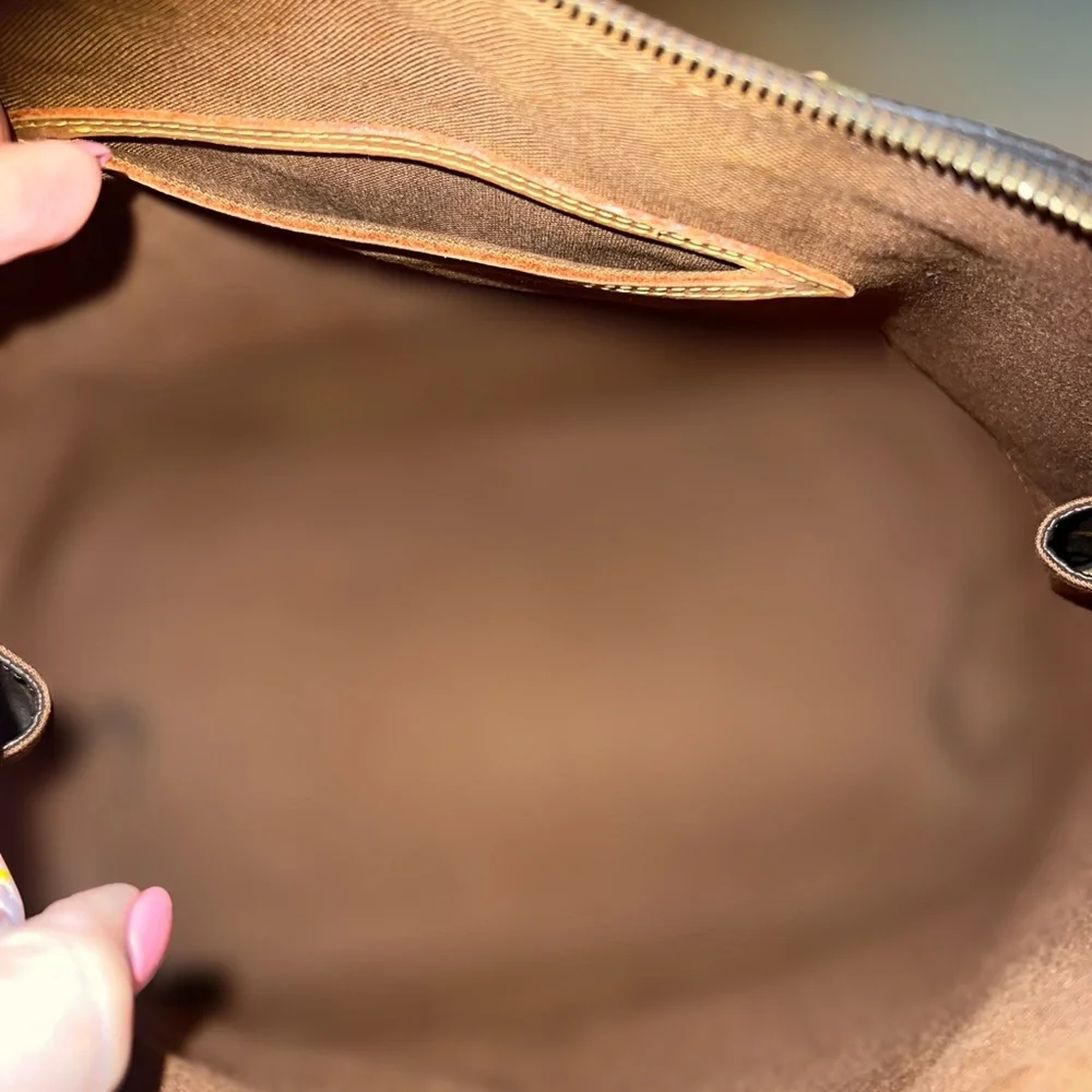 Louis Vuitton Pink and Brown Satchel with Floral Design - Picture 7 of 8